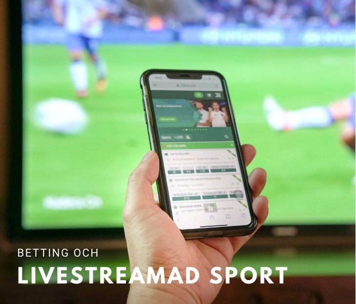 bettar och tittar på livestreamad sport