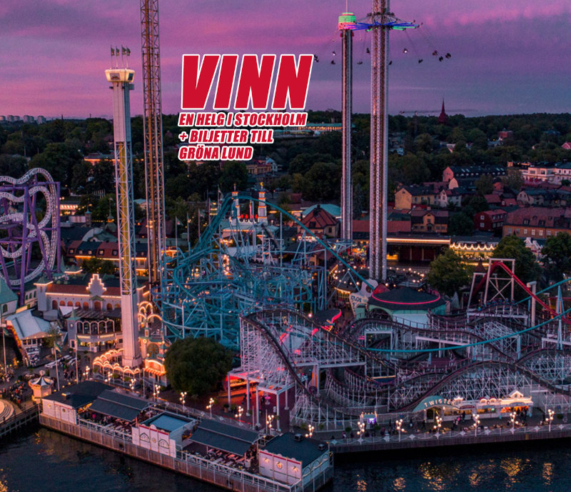 weekend i stockholm med gratis inträde gröna lund