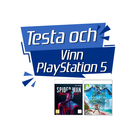 testa och vinn PS5 gratis