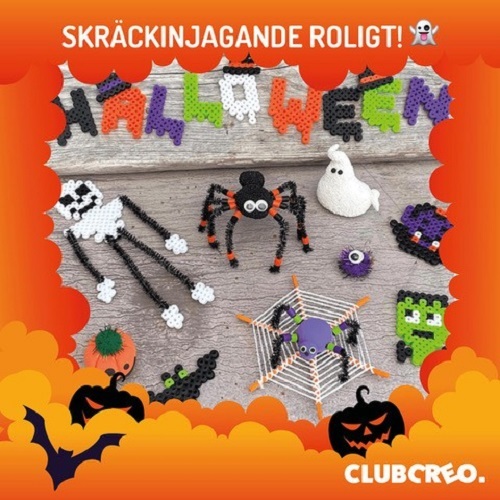 Temabox till Halloween med läskigt pyssel